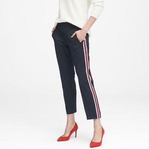 Avery pants with side red and white stripes Size 2